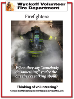 Wyckoff Fire Department social media campaign